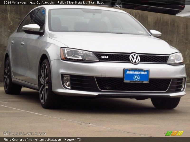 Reflex Silver Metallic / Titan Black 2014 Volkswagen Jetta GLI Autobahn