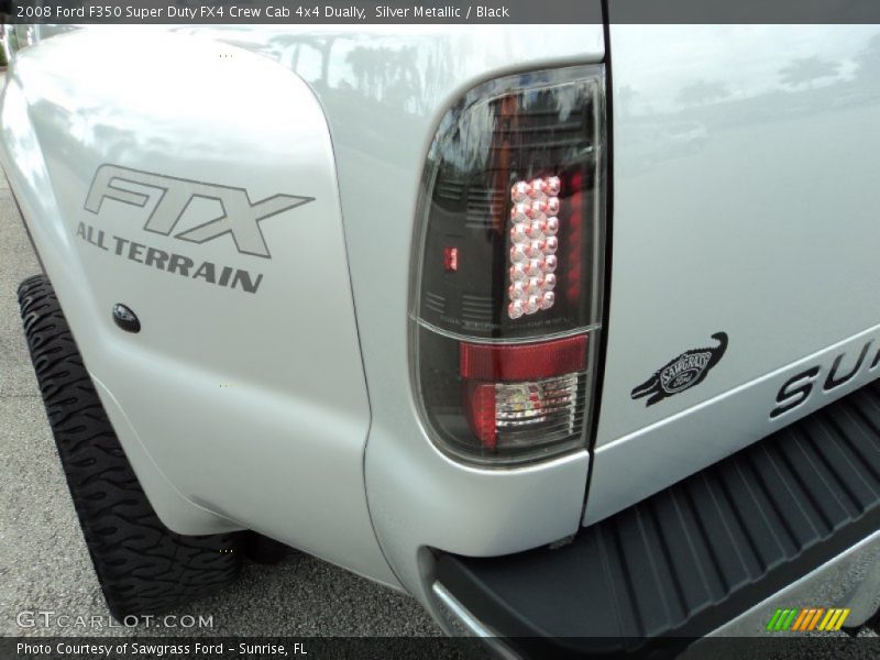 Silver Metallic / Black 2008 Ford F350 Super Duty FX4 Crew Cab 4x4 Dually