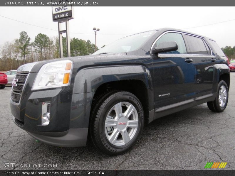 Ashen Gray Metallic / Jet Black 2014 GMC Terrain SLE