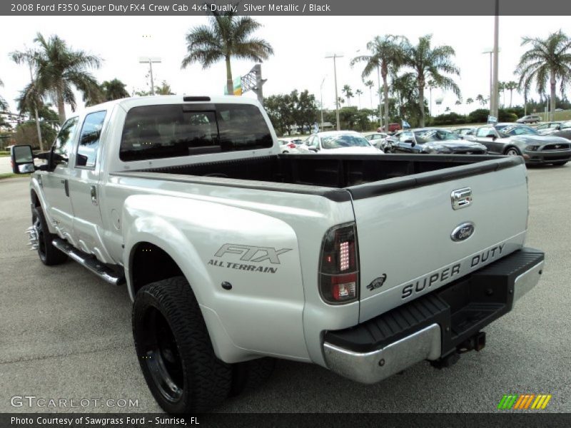 Silver Metallic / Black 2008 Ford F350 Super Duty FX4 Crew Cab 4x4 Dually