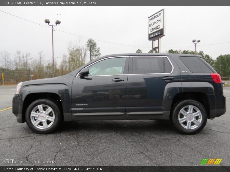 Ashen Gray Metallic / Jet Black 2014 GMC Terrain SLE