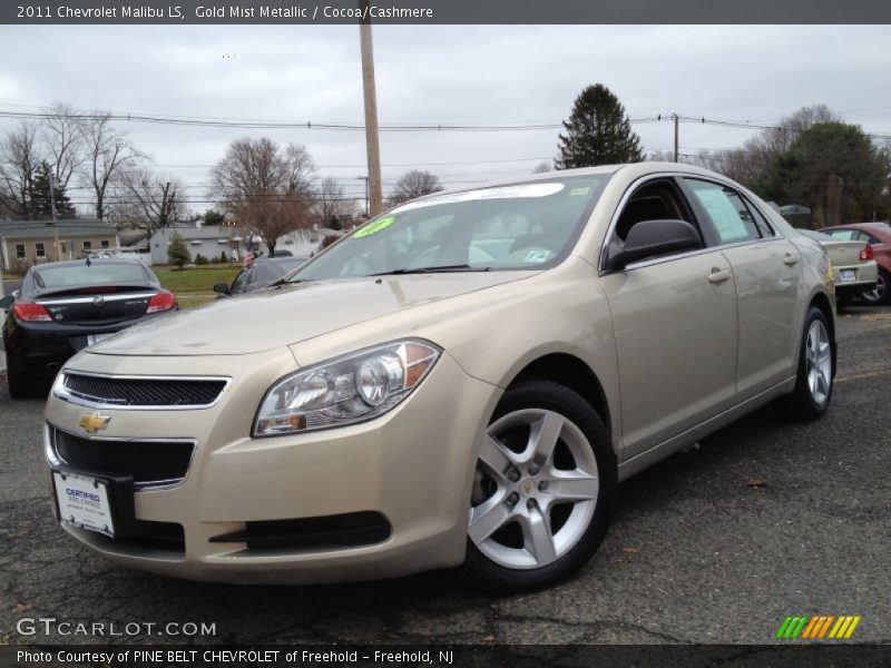 Gold Mist Metallic / Cocoa/Cashmere 2011 Chevrolet Malibu LS