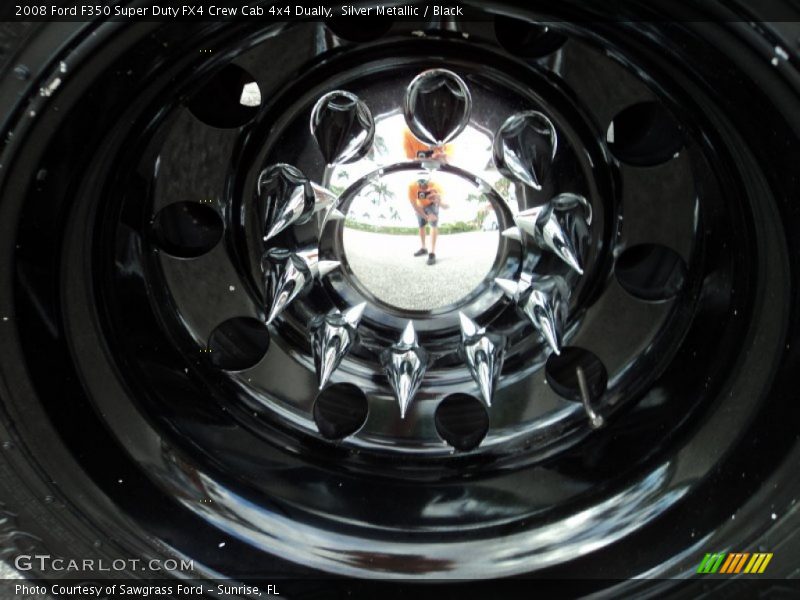 Silver Metallic / Black 2008 Ford F350 Super Duty FX4 Crew Cab 4x4 Dually