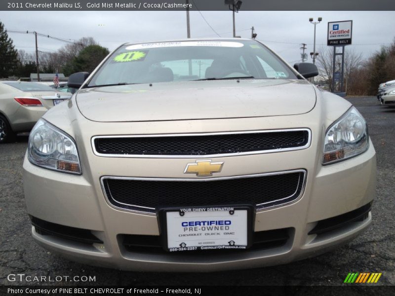 Gold Mist Metallic / Cocoa/Cashmere 2011 Chevrolet Malibu LS