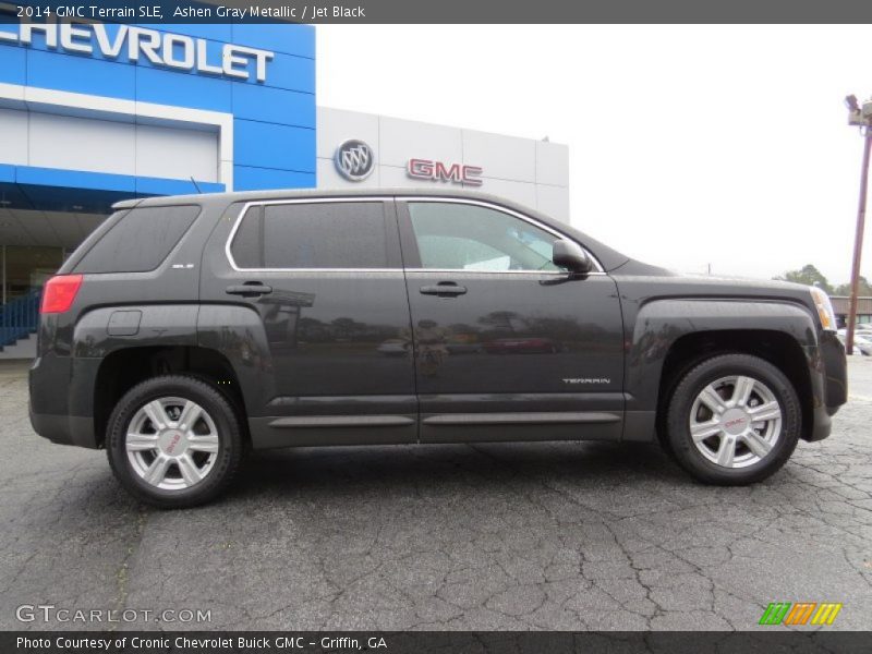 Ashen Gray Metallic / Jet Black 2014 GMC Terrain SLE
