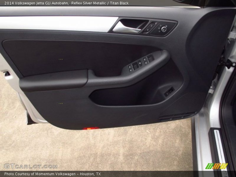 Reflex Silver Metallic / Titan Black 2014 Volkswagen Jetta GLI Autobahn