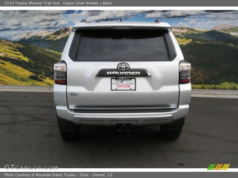 Classic Silver Metallic / Black 2014 Toyota 4Runner Trail 4x4