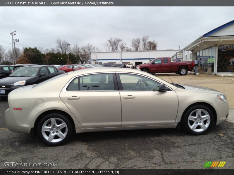 Gold Mist Metallic / Cocoa/Cashmere 2011 Chevrolet Malibu LS