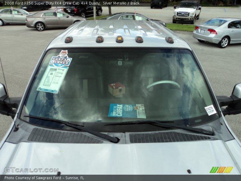 Silver Metallic / Black 2008 Ford F350 Super Duty FX4 Crew Cab 4x4 Dually