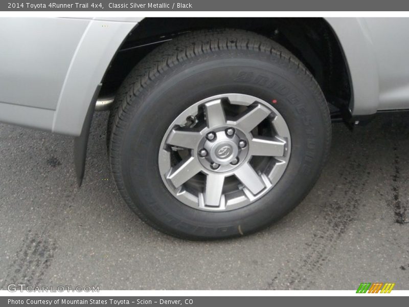 Classic Silver Metallic / Black 2014 Toyota 4Runner Trail 4x4