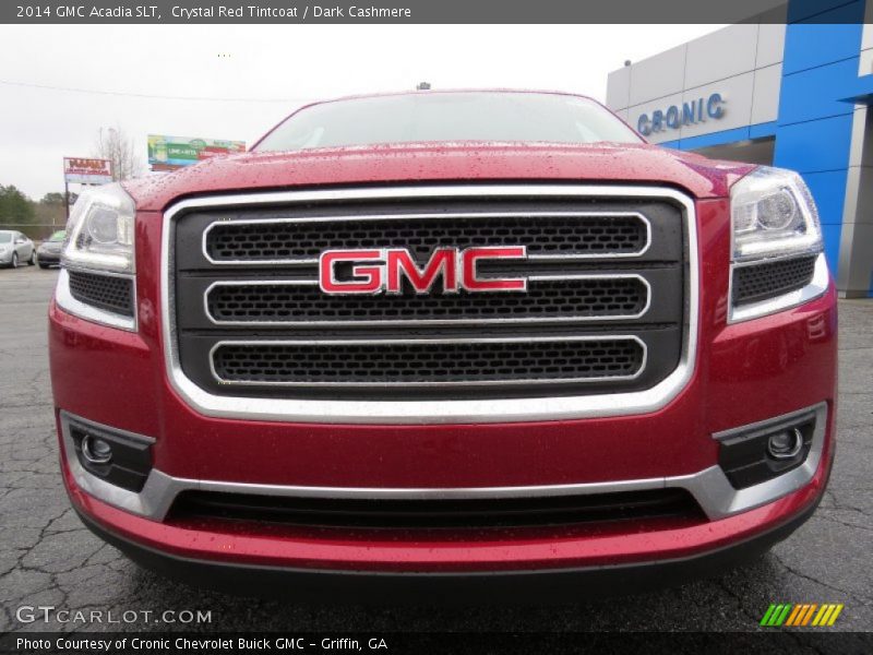 Crystal Red Tintcoat / Dark Cashmere 2014 GMC Acadia SLT