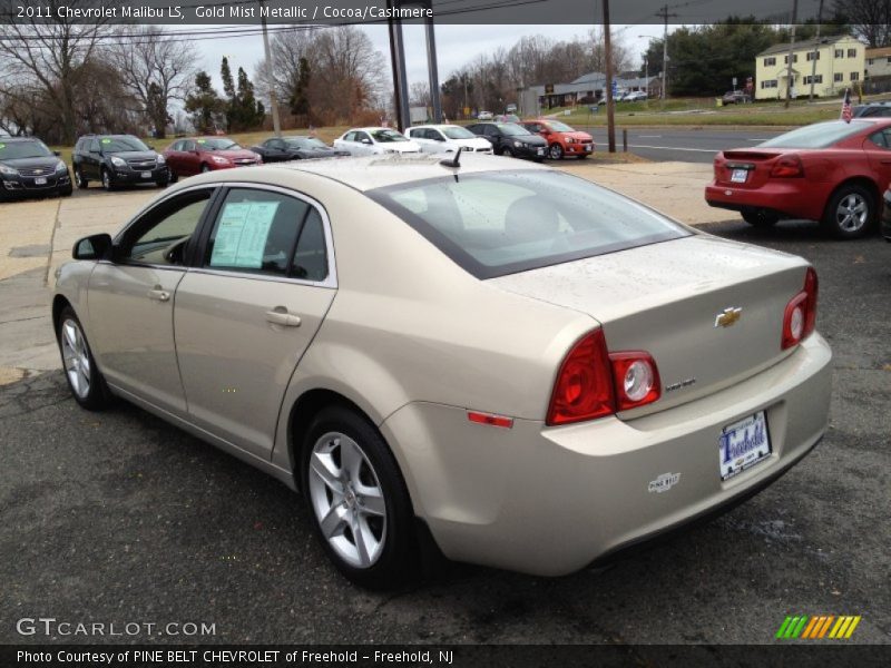 Gold Mist Metallic / Cocoa/Cashmere 2011 Chevrolet Malibu LS