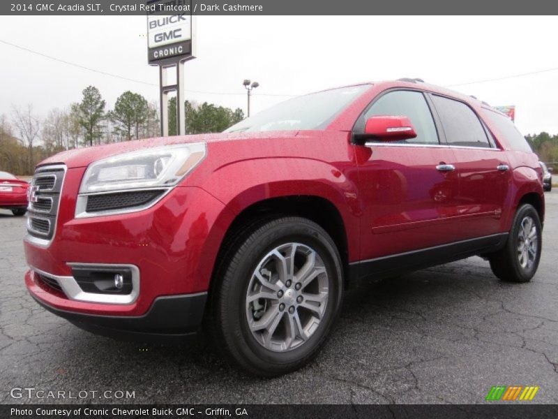 Crystal Red Tintcoat / Dark Cashmere 2014 GMC Acadia SLT