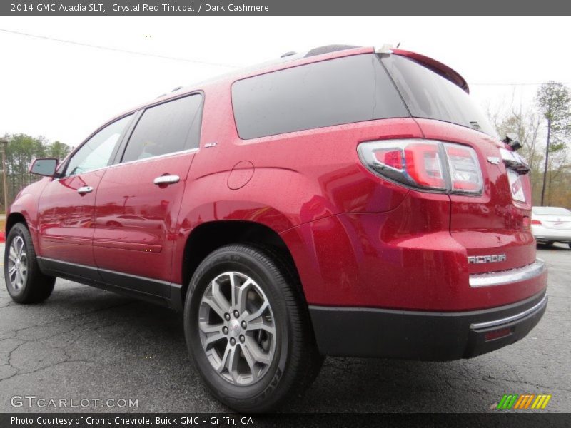 Crystal Red Tintcoat / Dark Cashmere 2014 GMC Acadia SLT