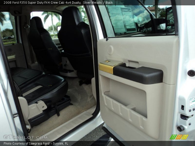 Silver Metallic / Black 2008 Ford F350 Super Duty FX4 Crew Cab 4x4 Dually