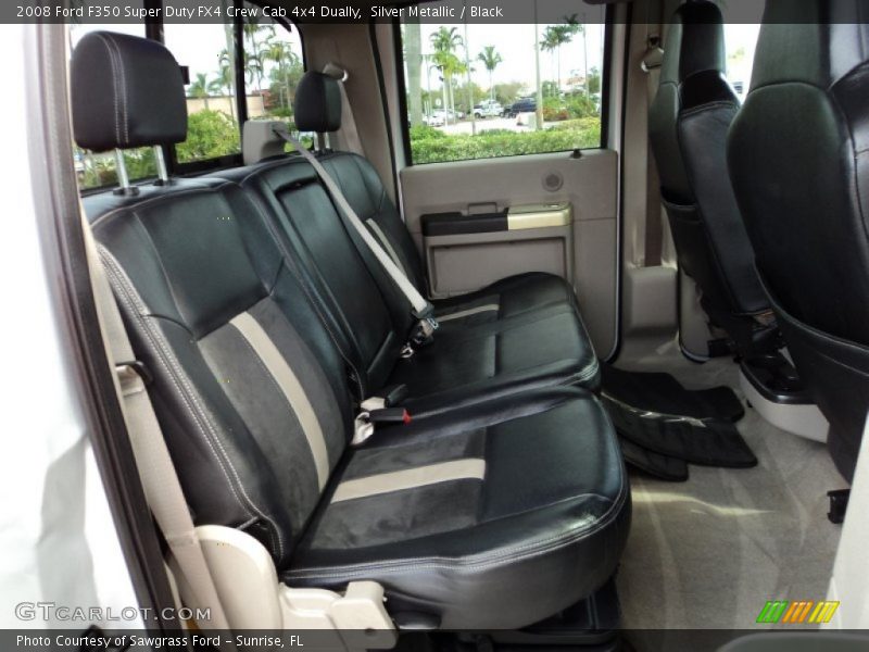 Silver Metallic / Black 2008 Ford F350 Super Duty FX4 Crew Cab 4x4 Dually