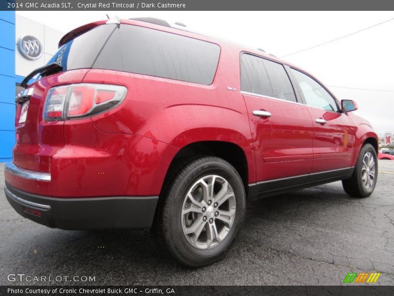 Crystal Red Tintcoat / Dark Cashmere 2014 GMC Acadia SLT