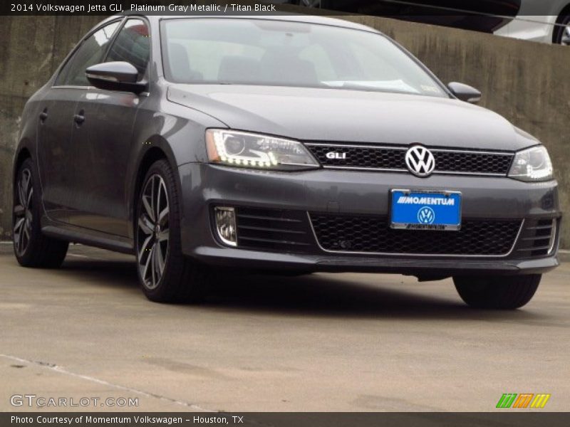 Platinum Gray Metallic / Titan Black 2014 Volkswagen Jetta GLI