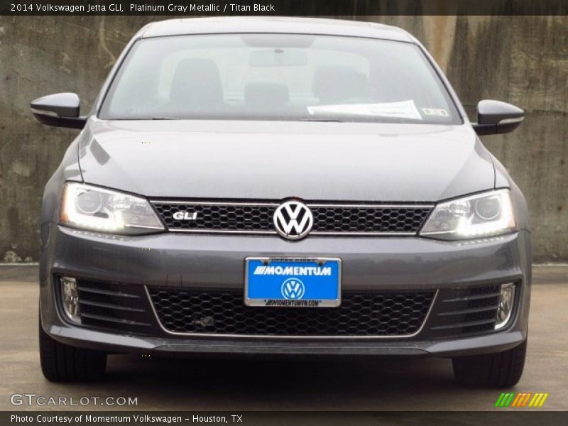 Platinum Gray Metallic / Titan Black 2014 Volkswagen Jetta GLI