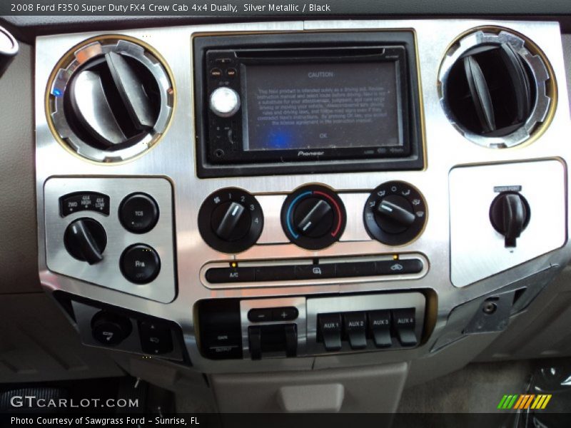Silver Metallic / Black 2008 Ford F350 Super Duty FX4 Crew Cab 4x4 Dually