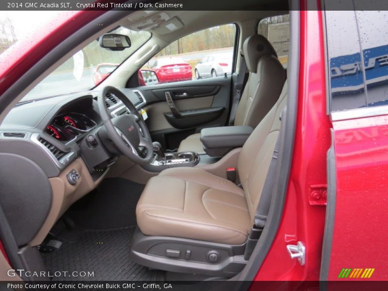 Crystal Red Tintcoat / Dark Cashmere 2014 GMC Acadia SLT