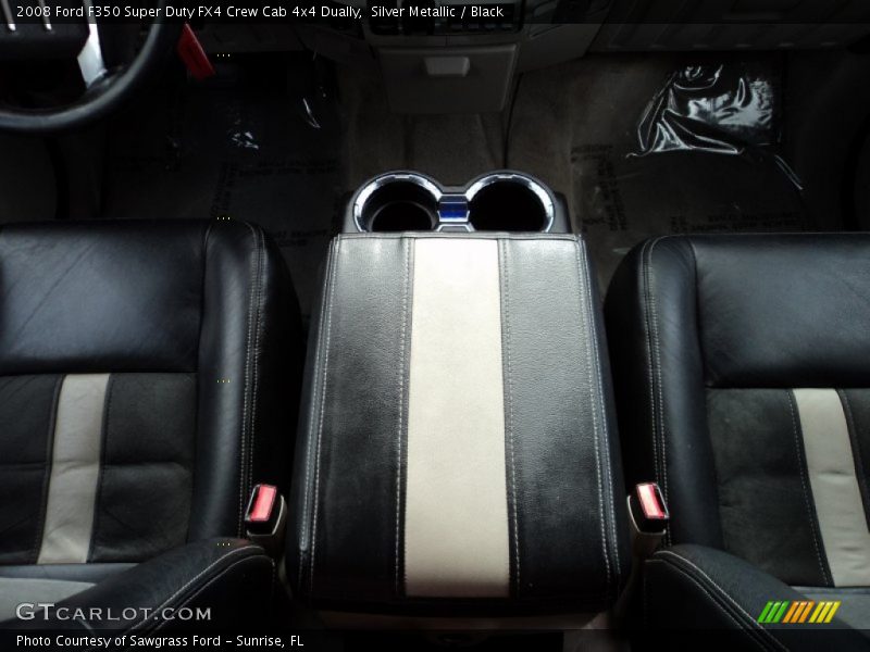 Silver Metallic / Black 2008 Ford F350 Super Duty FX4 Crew Cab 4x4 Dually