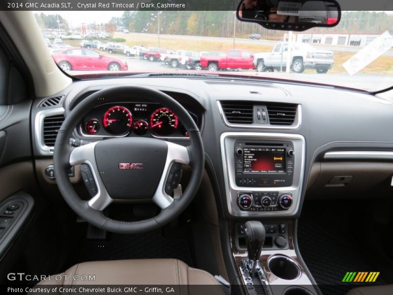 Crystal Red Tintcoat / Dark Cashmere 2014 GMC Acadia SLT