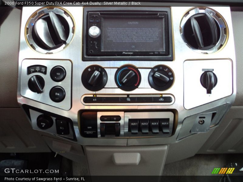 Silver Metallic / Black 2008 Ford F350 Super Duty FX4 Crew Cab 4x4 Dually