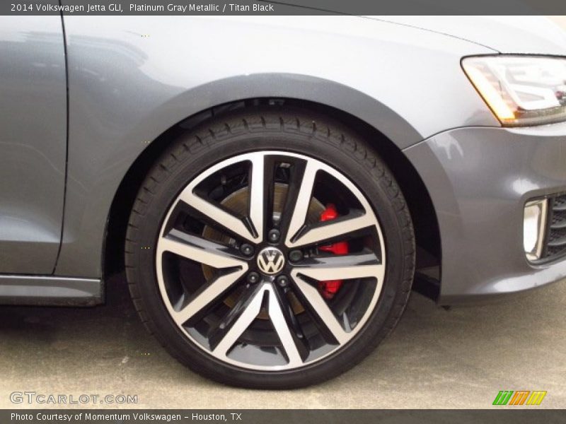 Platinum Gray Metallic / Titan Black 2014 Volkswagen Jetta GLI