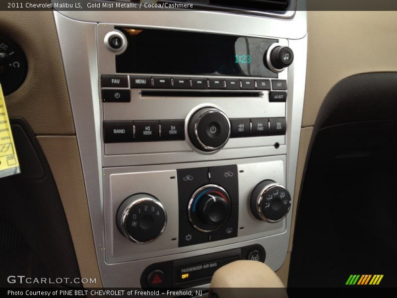 Gold Mist Metallic / Cocoa/Cashmere 2011 Chevrolet Malibu LS