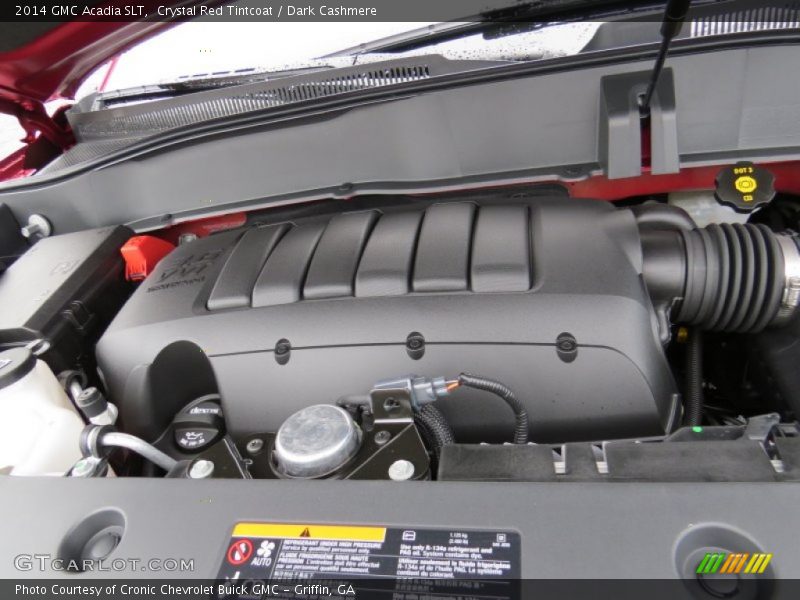 Crystal Red Tintcoat / Dark Cashmere 2014 GMC Acadia SLT