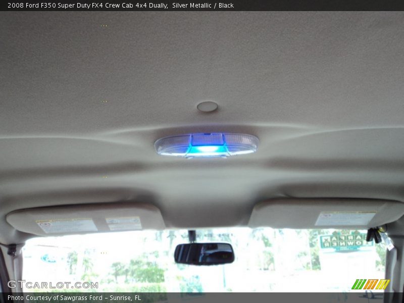 Silver Metallic / Black 2008 Ford F350 Super Duty FX4 Crew Cab 4x4 Dually