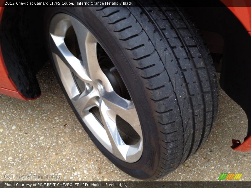 Inferno Orange Metallic / Black 2013 Chevrolet Camaro LT/RS Coupe