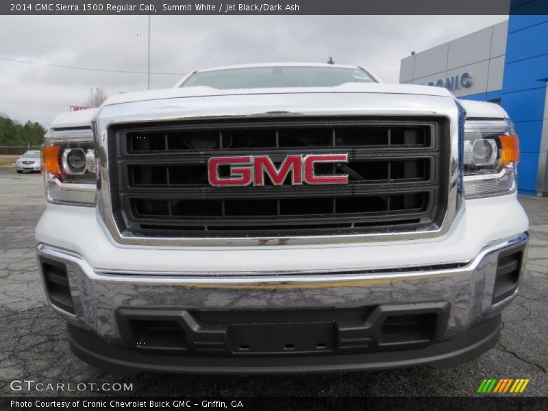 Summit White / Jet Black/Dark Ash 2014 GMC Sierra 1500 Regular Cab