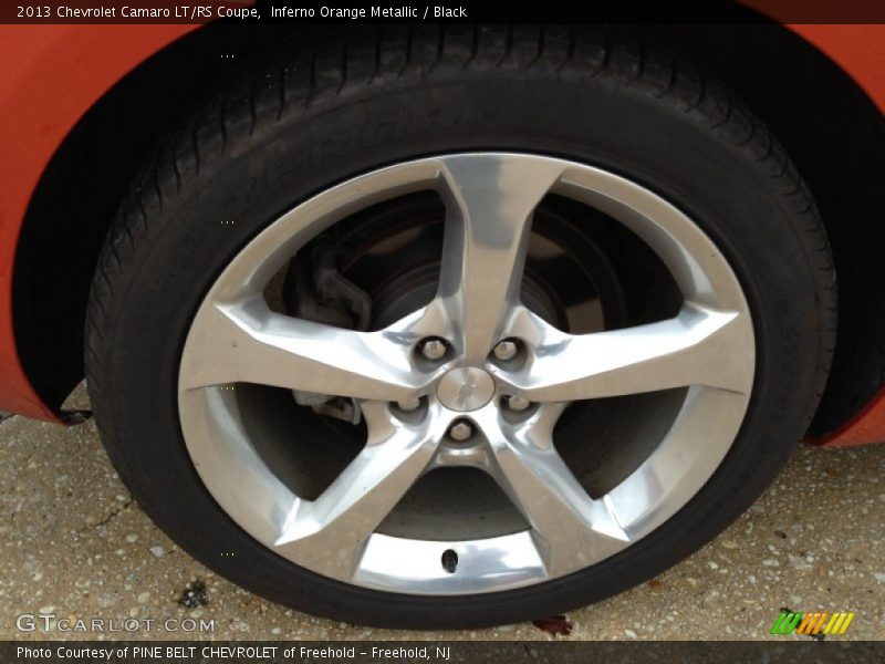 Inferno Orange Metallic / Black 2013 Chevrolet Camaro LT/RS Coupe