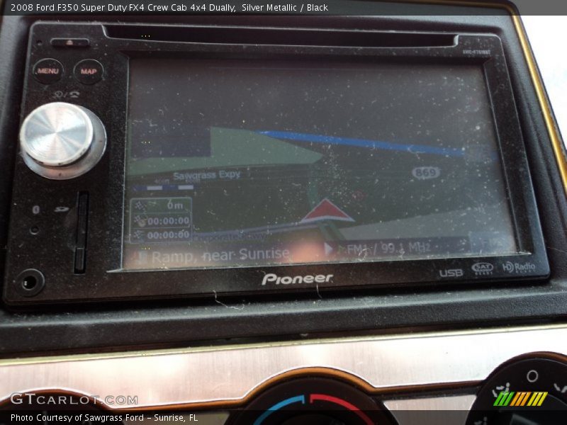 Silver Metallic / Black 2008 Ford F350 Super Duty FX4 Crew Cab 4x4 Dually