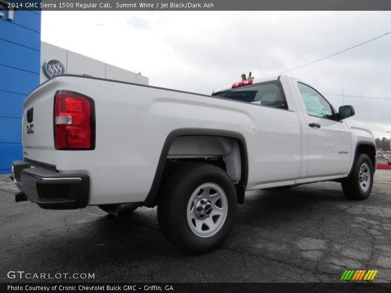 Summit White / Jet Black/Dark Ash 2014 GMC Sierra 1500 Regular Cab