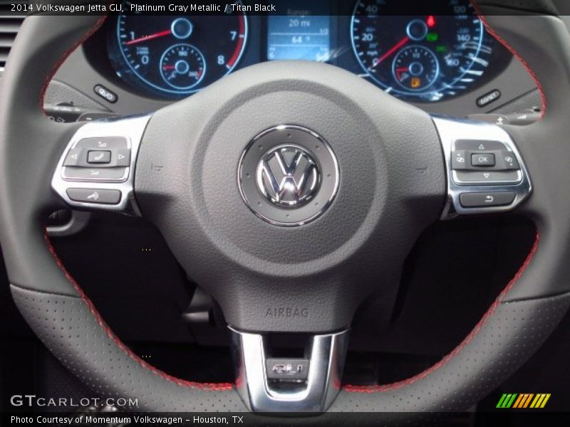 Platinum Gray Metallic / Titan Black 2014 Volkswagen Jetta GLI