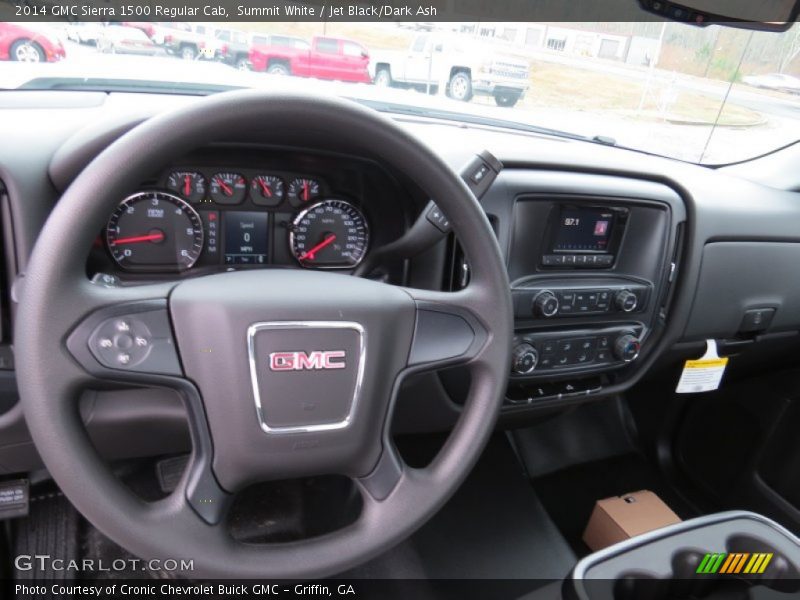 Summit White / Jet Black/Dark Ash 2014 GMC Sierra 1500 Regular Cab