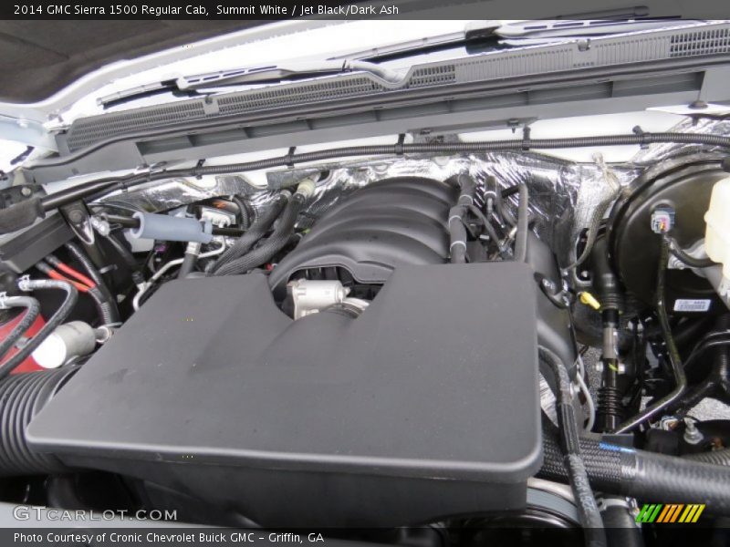 Summit White / Jet Black/Dark Ash 2014 GMC Sierra 1500 Regular Cab