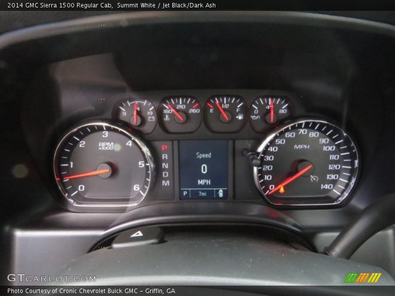Summit White / Jet Black/Dark Ash 2014 GMC Sierra 1500 Regular Cab