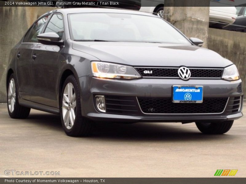 Platinum Gray Metallic / Titan Black 2014 Volkswagen Jetta GLI