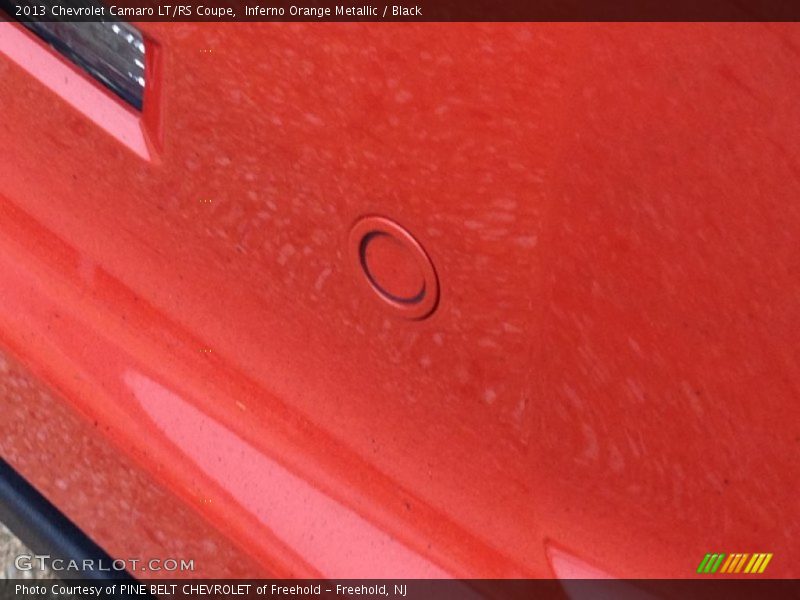 Inferno Orange Metallic / Black 2013 Chevrolet Camaro LT/RS Coupe