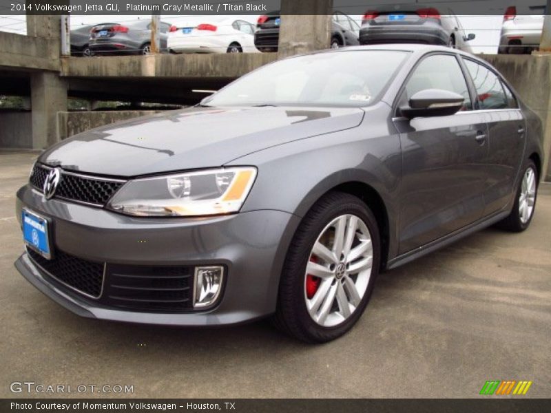 Platinum Gray Metallic / Titan Black 2014 Volkswagen Jetta GLI
