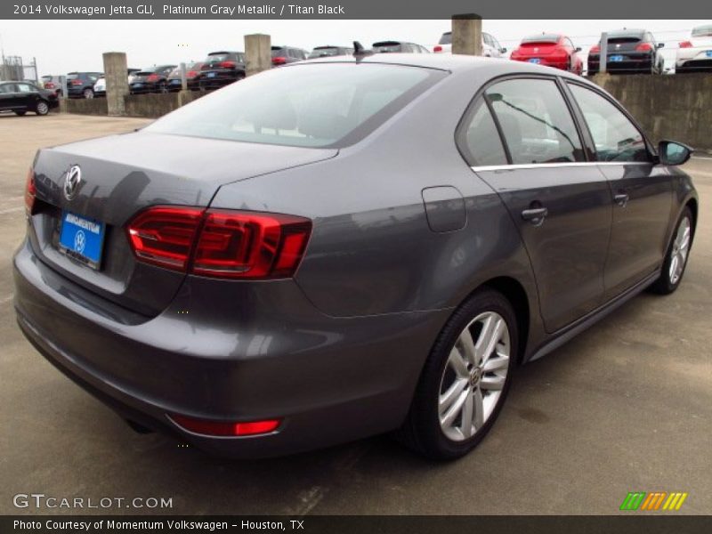 Platinum Gray Metallic / Titan Black 2014 Volkswagen Jetta GLI