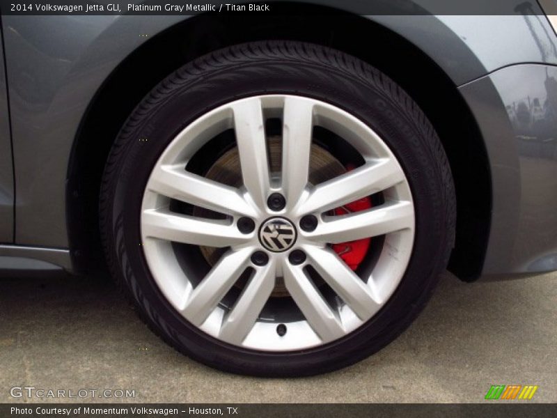 Platinum Gray Metallic / Titan Black 2014 Volkswagen Jetta GLI