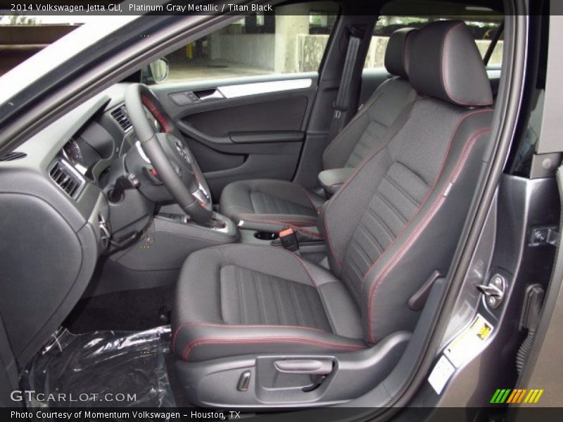 Platinum Gray Metallic / Titan Black 2014 Volkswagen Jetta GLI