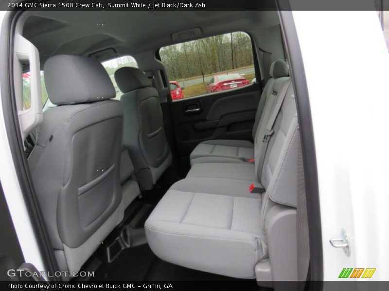 Summit White / Jet Black/Dark Ash 2014 GMC Sierra 1500 Crew Cab