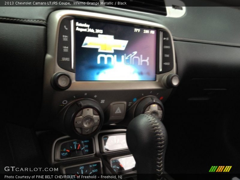 Inferno Orange Metallic / Black 2013 Chevrolet Camaro LT/RS Coupe