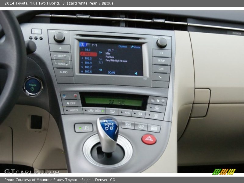 Controls of 2014 Prius Two Hybrid